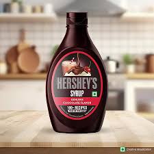 HERSHEYS SYRUP CHOCOLATE FLAVEOR 623 GM BOTTLE.