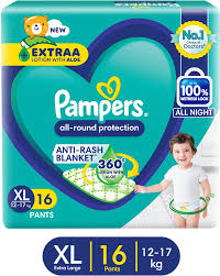 PAMPER (XL) 16 PANTS.