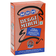 MDH DEGI MIRCH POWDER 100 GM.CRTN