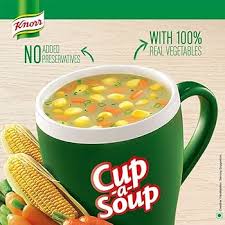 KNORR CUP-A-SOUP SWEET CORN VEG 15 GM SACHET