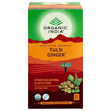 ORGANIC TULSI GINGER 25 TEA BAG.
