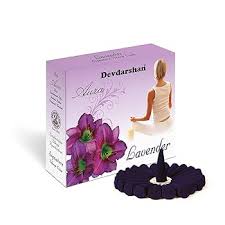 DEVDARSHAN DHOOP LAVENDER 20 CONES.