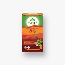 ORGANIC TULSI GINGER 25 TEA BAG.