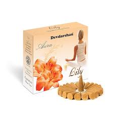 DEVDARSHAN DHOOP AURA LILY 20 CONES