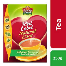 RED LABEL NATURAL CARE TEA 250 GM BOX.