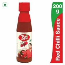 TOPS SAUCE RED CHILLI 200 GM BOTTLE.