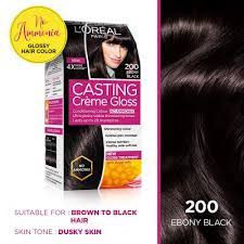 LOREAL CASTING CREME (200) EBONY BLACK 160 ML BOX