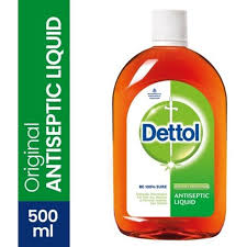 DETTOL ANTISEPTIC LIQUID 500 ML BOTTLE.
