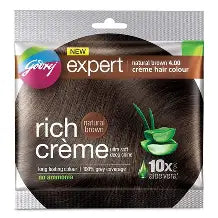 GODREJ EXPERT NATURAL BROWN 20 GM POUCH. (HAIR COLOR)
