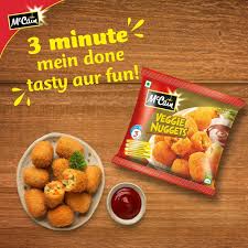 MCCAIN VEGGIE NUGGETS 325 GM POUCH.