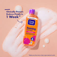 CLEAN & CLEAR FOAMING FACIAL WASH 100 ML BOTTLE.
