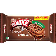 SUNFEAST BOUNCE TASTY CHOCO CREAM BISCUIT 100 GM.