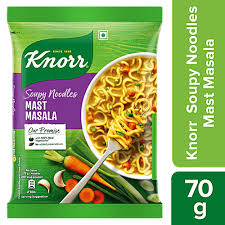 KNORR SOUPY NOODLES MAST MASALA 70 GM POUCH.