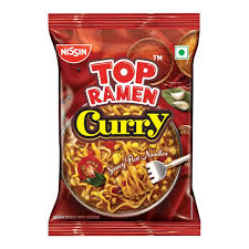TOP RAMEN CURY VEG 75 GM POUCH.