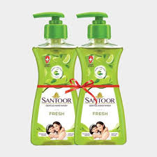 SANTOOR FRESH HANDWASH PUMP 200ML