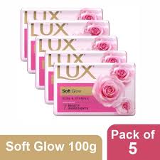 LUX ROSE SOAP 75GM*5PCS