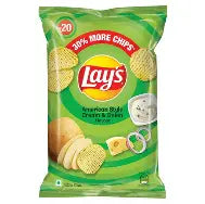 LAYS AMERICAN STYLE CREAM & ONION 56 GM PACKET.