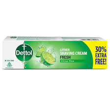 DETTOL FRESH SHAVING CREAM 91 GM TUBE.