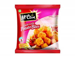 MCCAIN CHILLI GARLIC POTATO BITES 450 GM. POUCH