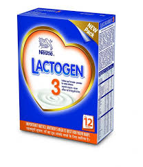 NESTLE LACTOGEN 3 POWDER 400 GM BOX.