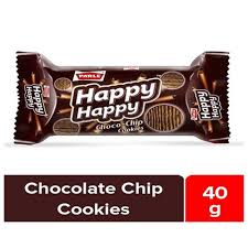PARLE HAPPY HAPPY CHOCO CHIP BISCUITS 40 GM.