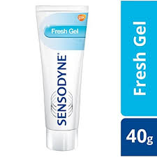 SENSODYNE FRESH GEL TOOTH PASTE 40 GM TUBE.