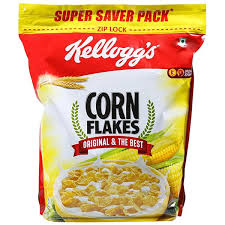 KELLOGGS CORN FLAKES ORIGINAL & BEST 875 GM BAG