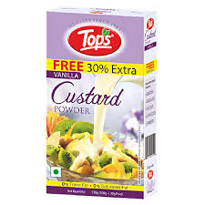 TOPS CUSTARD POWDER VANILLA 100 GM CRTN