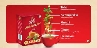RED LABEL NATURAL CARE TEA 500 GM BOX.