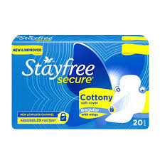STAYFREE SECURE COTTONY SOFT REGULAR 20 PADS