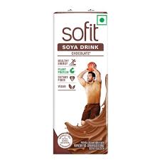 SOFIT SOYA MILK CHOCOLATE 200 ML.TETRA