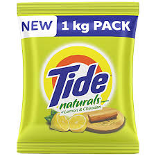 TIDE NATURAL (L&C) DETERGENT POWDER 500 GM POUCH.