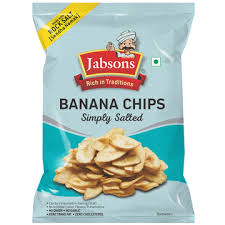 JABSONS BANANA WAFERS 160 GM POUCH.