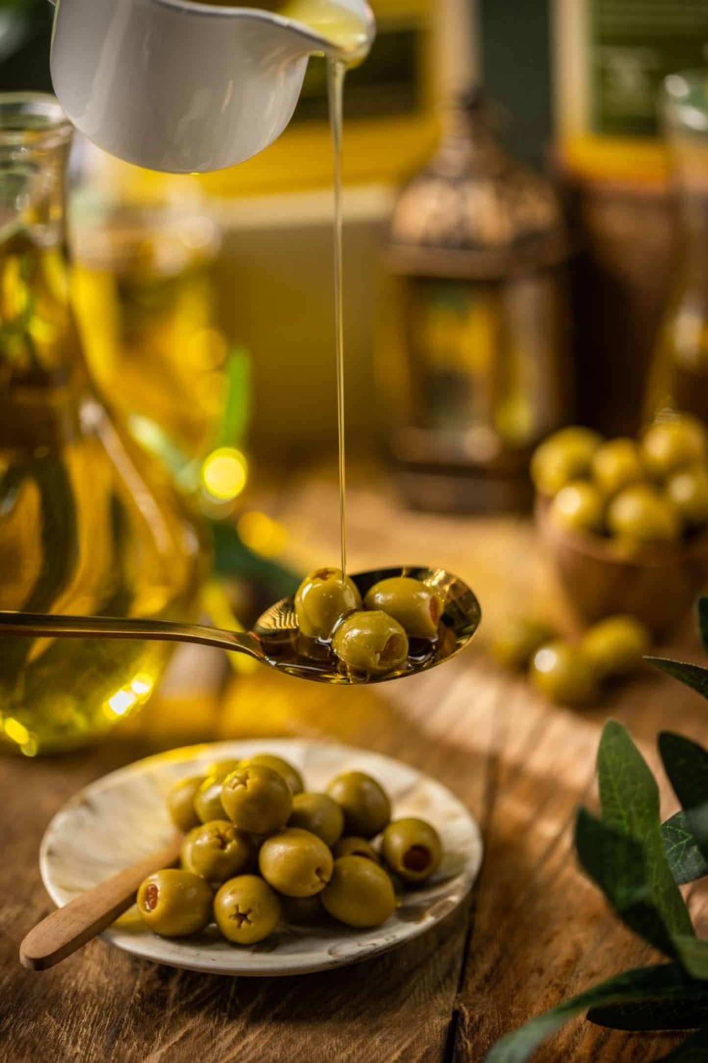 DEL MONTE OLIVES PLAIN GREEN 450 GM BOTTLE