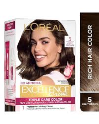LOREAL EXCELLENCE (5) NATURAL BROWN 180 ML BOX