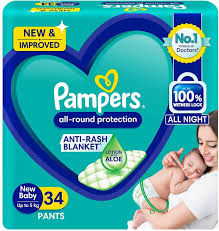 PAMPERS NBS 34 PANTS