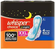 WHISPER CHOICE NIGHT XXL 6PADS