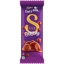 CADBURY DAIRY MILK SILK BUBBLY 50 GM.