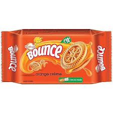 SUNFEAST BOUNCE ORANGE CREAM BISCUITS 100 GM.