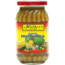 MOTHERS PUNJABI PANCHRANGA PICKLE 400 GM JAR.
