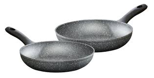 PRO COOK GRANITO 2PC -TAWA 28CM FRY PAN 24CM