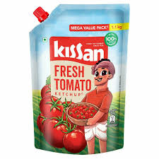 KISSAN TOMATO KETCHUP 1 KG POUCH.