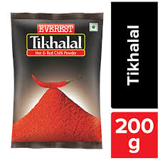 EVEREST TIKHA LAL 200 GM POUCH.