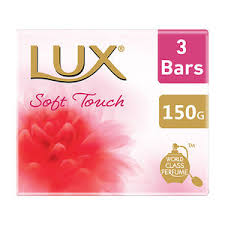 LUX SOAP SOFT TOUCH 3*150 GM SET