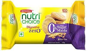 NUTRI CHOICE DIGESTIVE ZERO SUGAR 100GM