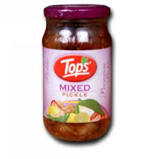 TOPS MIX PICKLE 400 GM JAR.