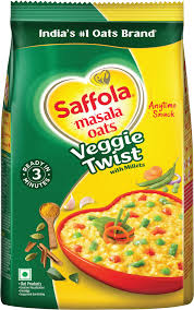 SAFFOLA OATS VEGGIE TWIST 500 GM POUCH.