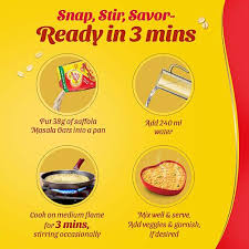 SAFFOLA OATS CLASSIC MASALA 40 GM POUCH.