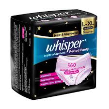 WHISPER PANTIES L-XL 6PCS
