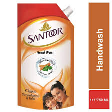 SANTOOR HW SANDALWOOD 750ML